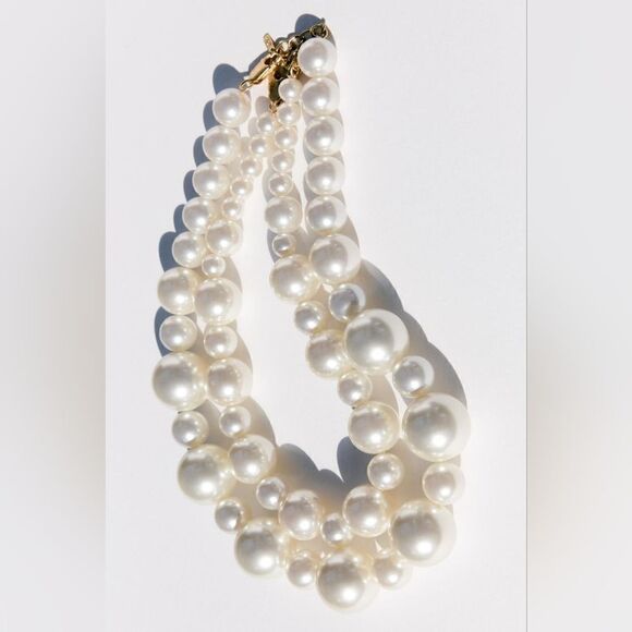 ZARA Pack of two necklaces with pearl appliqués. Lobster clasp closure.4736/051 - Picture 7 of 7
